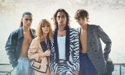 una foto dei maneskin nel 2018