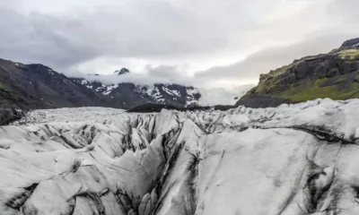 dettaglio del ghiaccio sulla marmolada
