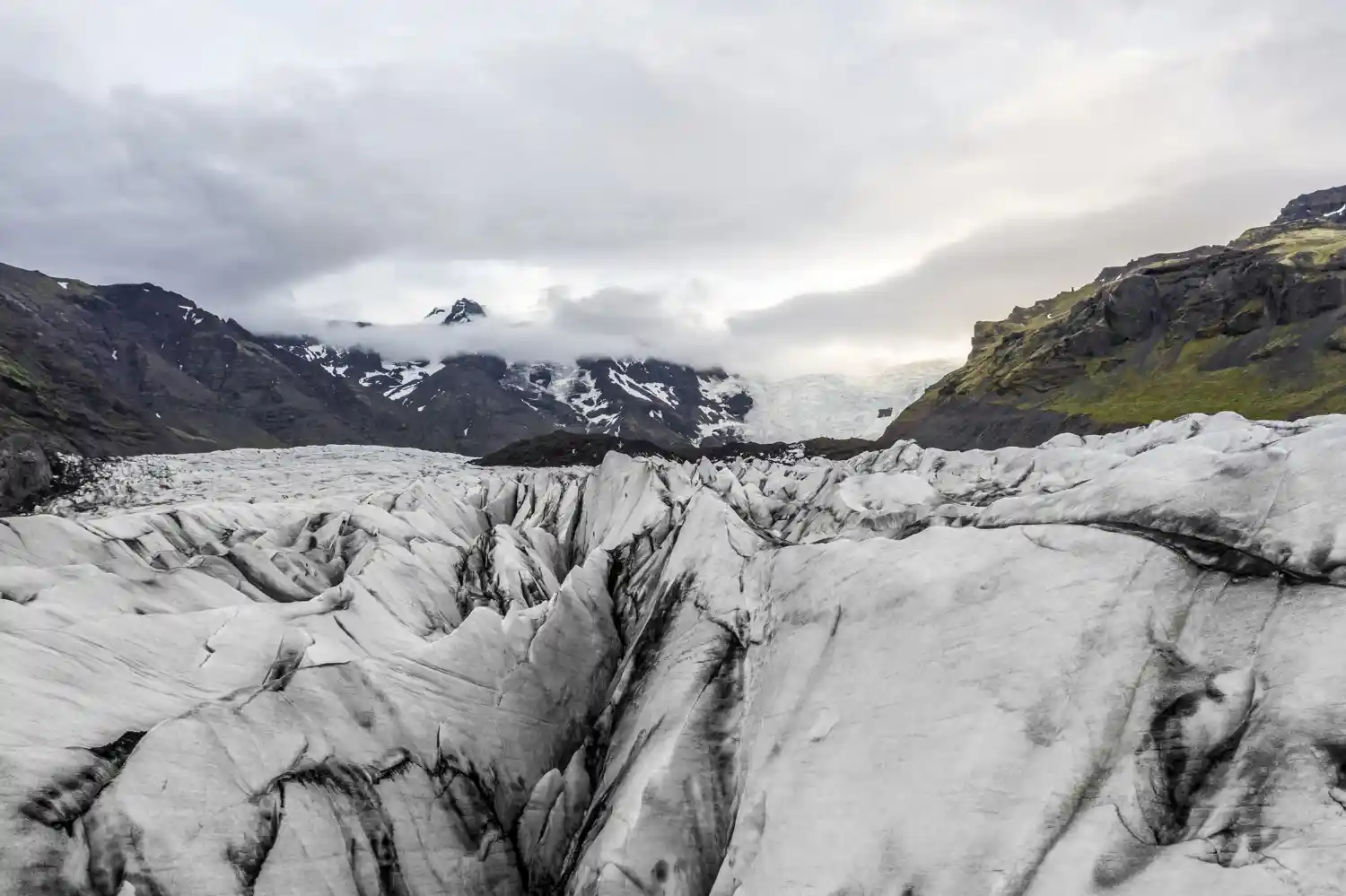 dettaglio del ghiaccio sulla marmolada