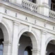 facciata del palazzo del tesoro USA