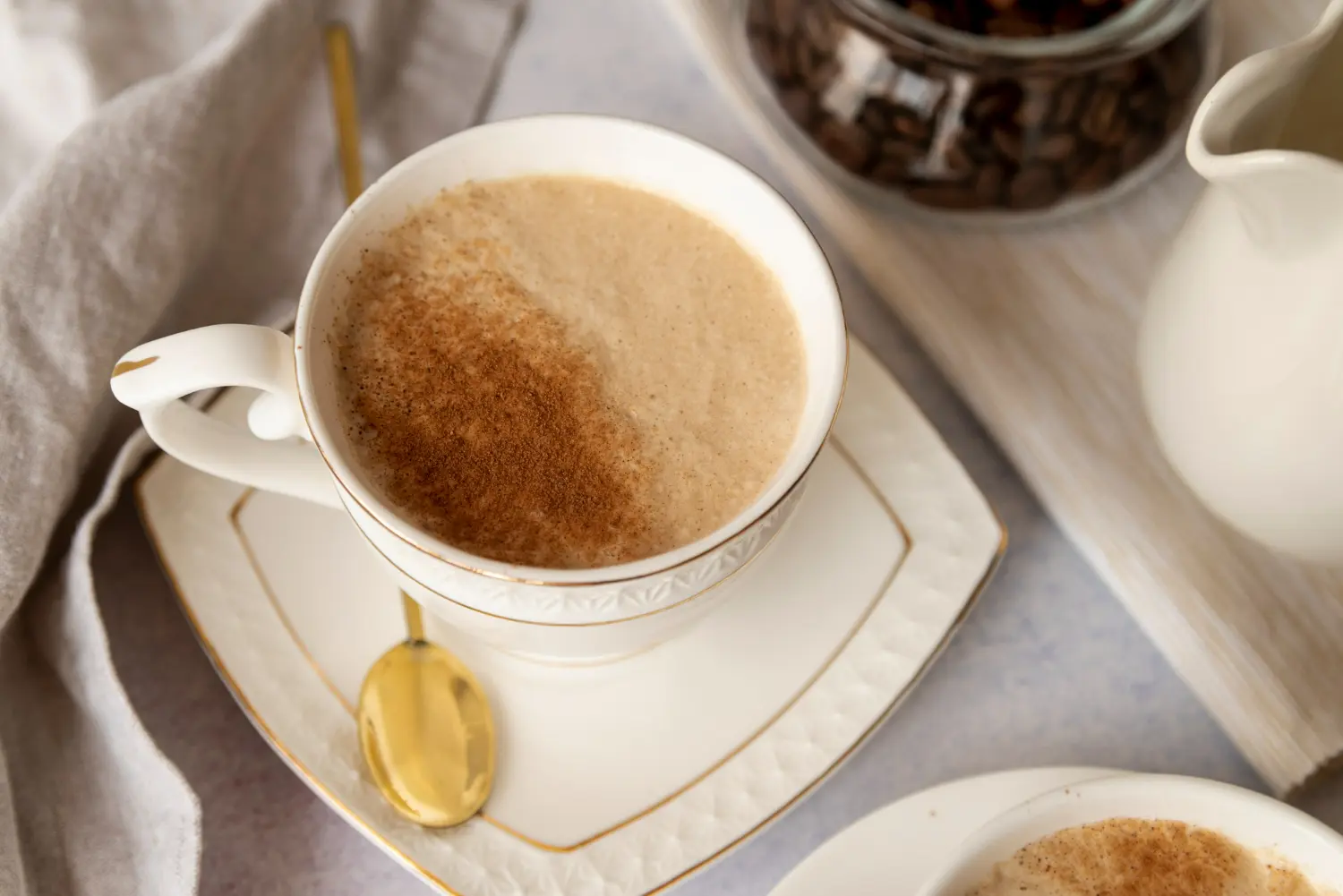 una tazza di caffè d'orzo
