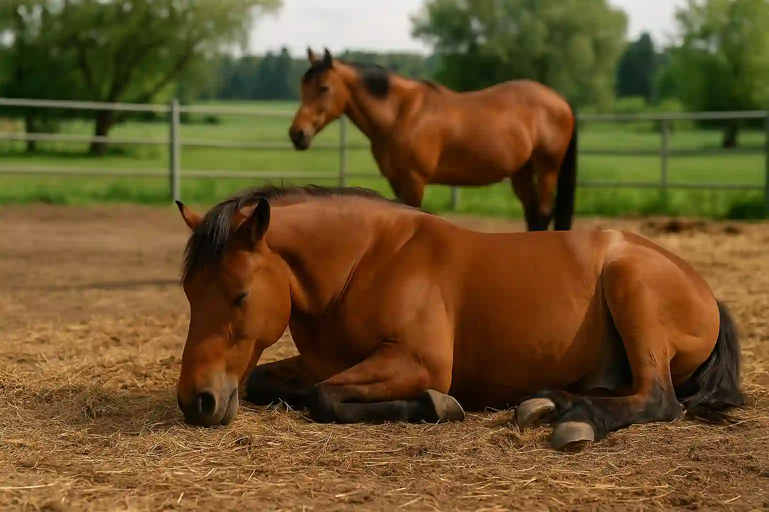 Come dormono i cavalli