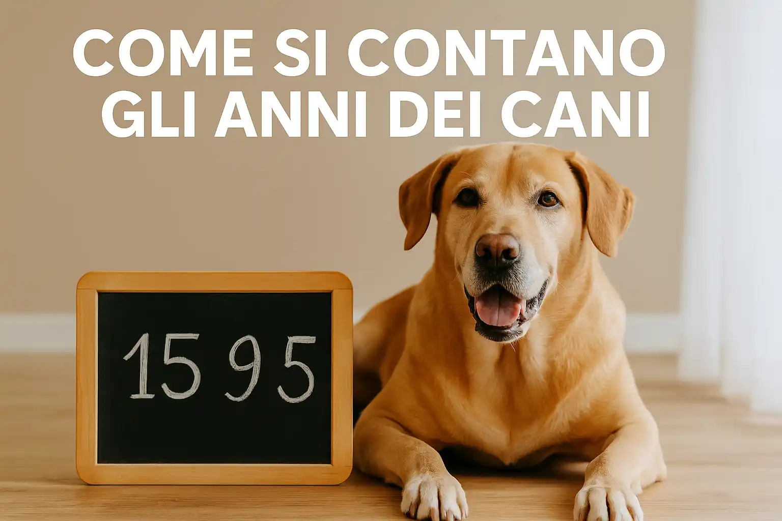 Come si contano gli anni dei cani