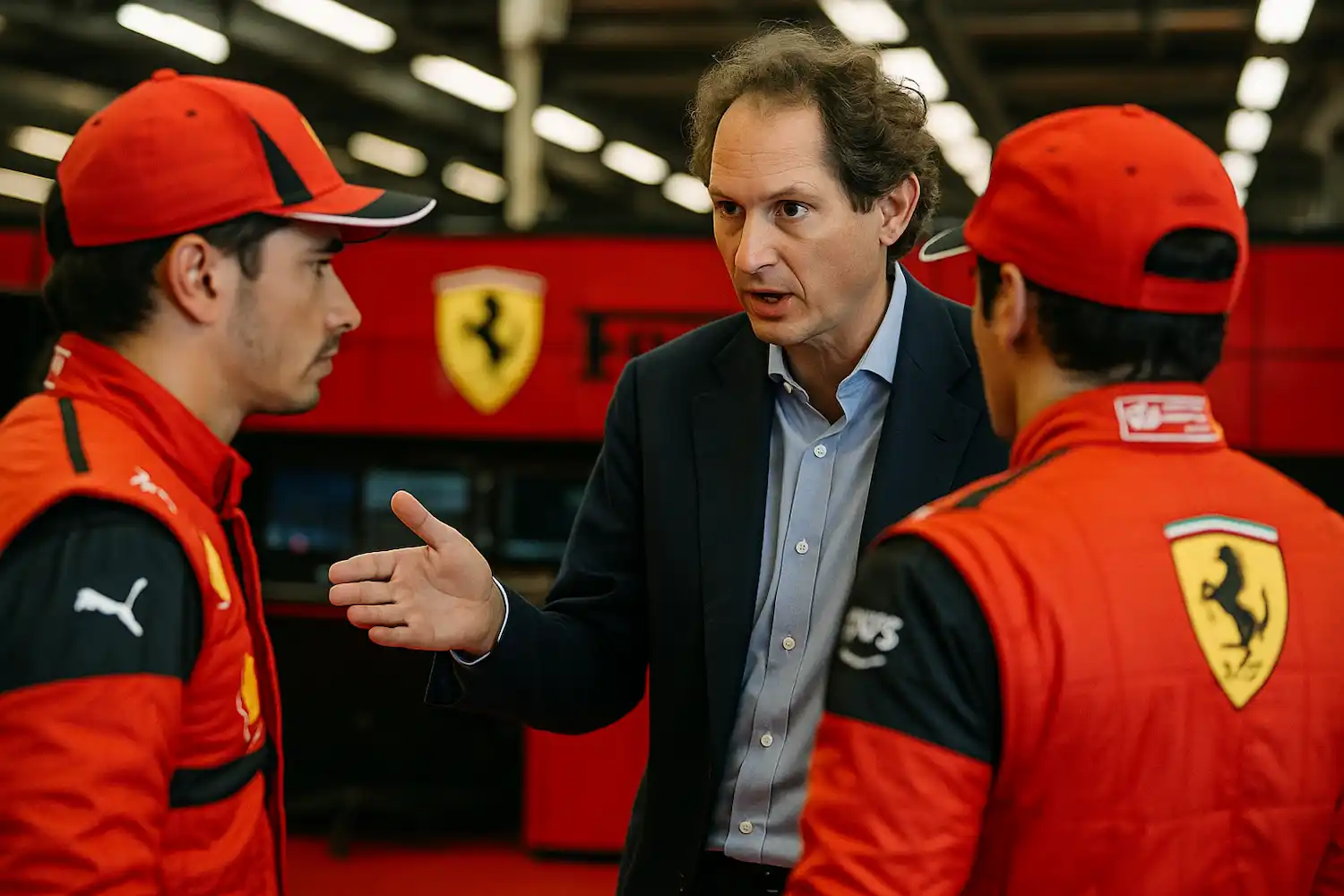 John Elkann striglia i piloti Ferrari