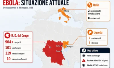 mappa ebola 25 maggio 2026