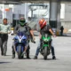 Control policial de motocicleta en carretera sobre el tema con la patente b posso guidare un 125.