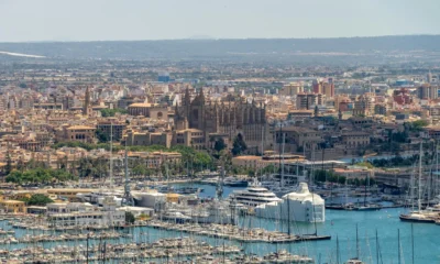 Vista general de Palma de Mallorca para ilustrar dove si trova palma di maiorca en el Mediterráneo y entender su posición urbana y costera.