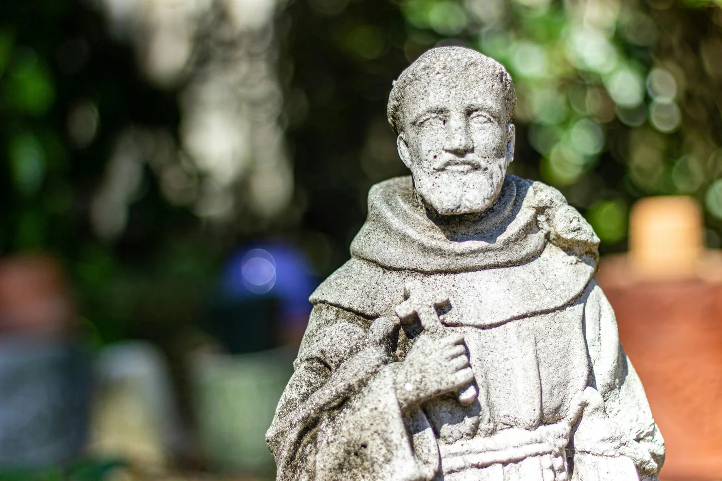 Estatua de San Francisco relacionada con chi è il patrono d'italia en un contexto religioso e histórico