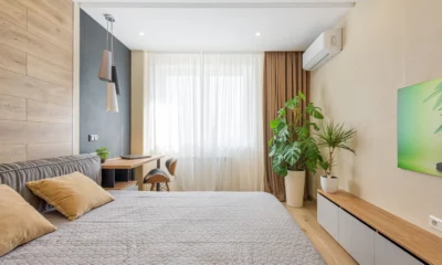 Dormitorio con aire acondicionado para ilustrar si può usare il condizionatore tutta la notte