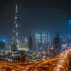 Vista aérea del skyline de Dubai para ilustrar el artículo sobre quali sono i 7 emirati arabi y la diferencia entre los emirat​os