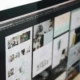 Pantalla de trabajo de un diseñador gráfico para ilustrar come attivare le guide su photoshop en un entorno visual ordenado y profesional.
