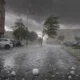 Grandine in Italia dopo il caldo